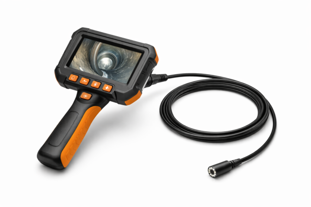 cámara de inspección de tuberías para fontanero profesional