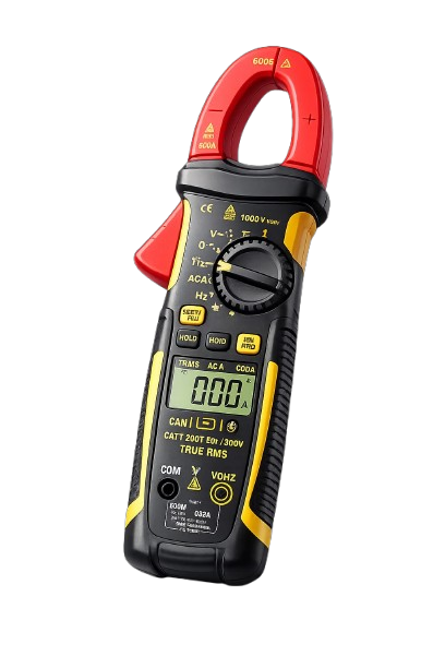 pinza amperimétrica true rms profesional para electricista